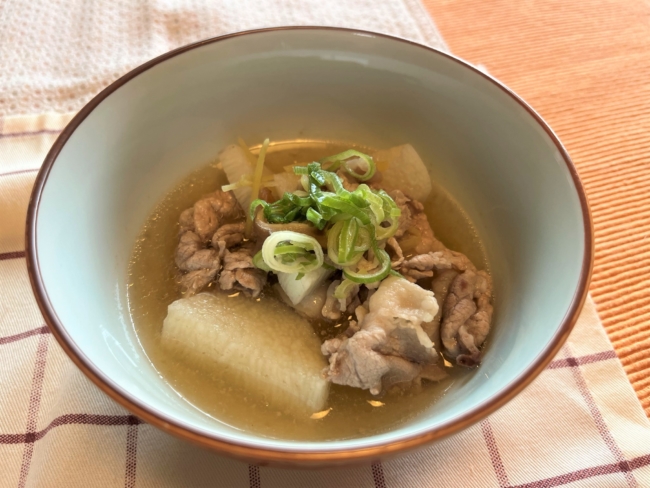 長芋と豚肉の生姜スープ