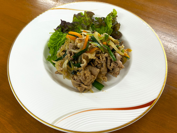 豚肉のプルコギ風