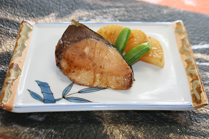 ブリの照り焼き風